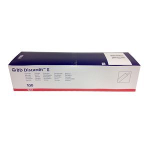BD Discardit II injectiespuit Luer slip eccentric 2-delig 5ml 100st