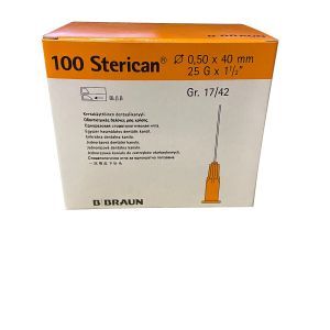 B|BRAUN Sterican 25G Oranje 0,5x40mm 100st