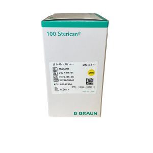 B|BRAUN  Sterican 20G Geel 0,9x70mm 100st