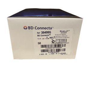 BD Connecta™ 3 way stopcock  Luer -Lock  Wit met slang 10cm 50st