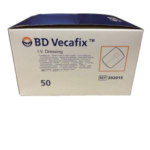 BD vecafix  IV dressing 7.5x6.0cm 50st