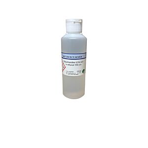 Chloorhexidine 0,5% in alcohol hdpe  transparantklepdeksel 250ml  