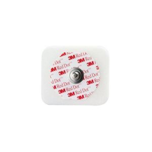 3M™ Red Dot™ Elektrode met 3M™ Micropore™ Tape basis solid gel 50st