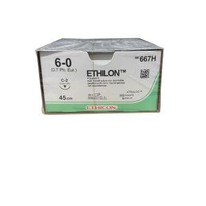 Ethicon Ethilon C2 ; 13mm ; Zwart ; 6-0 ; 45cm 36st