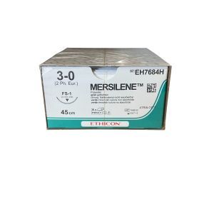 Ethicon Mersilene  FS-1 ; 24mm; Groen  3-0;  45cm ; 36st 