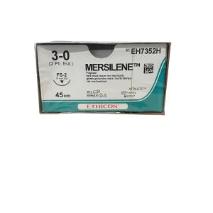 Ethicon Mersilene  FS-2 ; 19mm ; Groen ; 3-0 ; 45cm 36st 