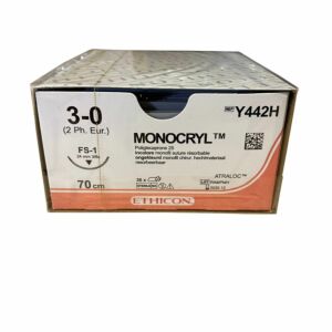 Ethicon Monocryl  FS-1 ; 24mm ;Ongekleurd ;3-0; 70cm  36st