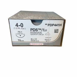 Ethicon PDS Plus FS-1 ; 24mm ; Ongekleurd ; 4-0; 70cm  36st