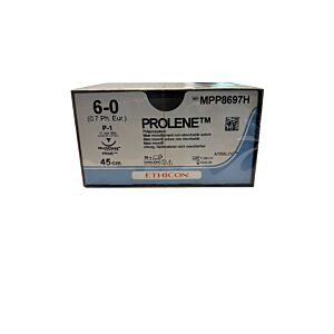 Ethicon Prolene |P-1|11mm|Multipass|Blauw|6-0|45cm|