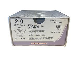 Ethicon Vicryl , MH ;36mm; Paars 2-0; 70cm ; 36st