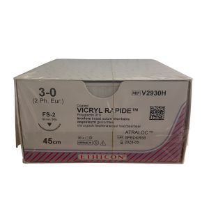Ethicon Vicryl|Rapide|FS-2S|19mm|Ongekleurd|3-0|45cm|36st