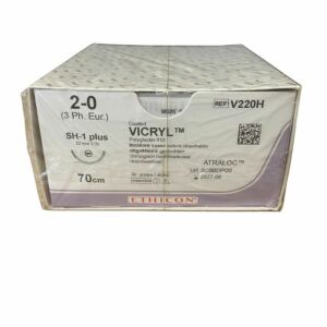 Ethicon Vicryl SH-1;22mm CR ; Ongekleurd ;2-0; 36st