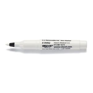 VISCOT removable White Ink SKINMARKER Regular Tip NON STERIEL 30st
