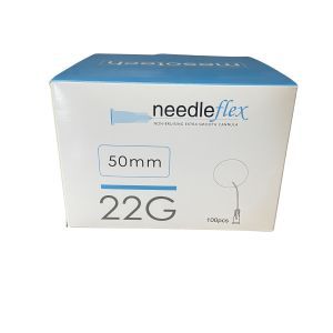 Needleflex 22G x50mm flexible cannula  blunt tip 20st