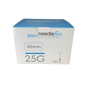 Needleflex 25G x50mm flexible cannula  blunt tip 20st