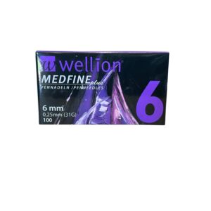 Wellion Medfine pennaalden 31G x 6mm 100st
