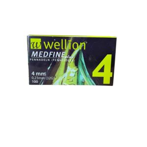 Wellion Medfine pennaalden 32G x 4mm 100st