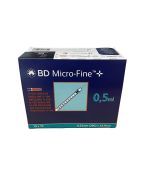 BD Micro-Fine 0.5ml U100 + naald 0.33mm (29G) x 12.7mm 100st