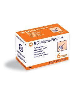 BD Micro-Fine™  6mm pennaald - THINWALL 31 G – Ø 0,25 mm Oranje  100st