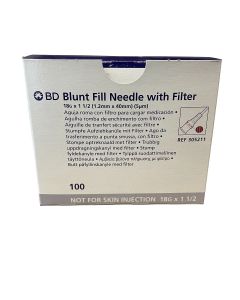 BD Blunt Fill Needle  18G Paars 1.2x40mm 100st