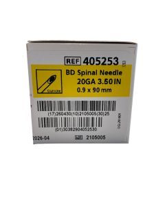 BD Spinale naald Quincke Type Point 20G Geel 0,9x 90mm 25st