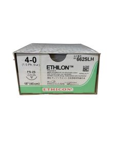 Ethicon Ethilon  FS-2S; 19mm; Zwart ;4-0; 45cm 36st 
