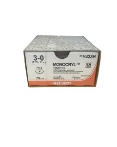 Ethicon Monocryl  FS-2 ; 19mm Ongekleurd ;3-0;70cm 36st