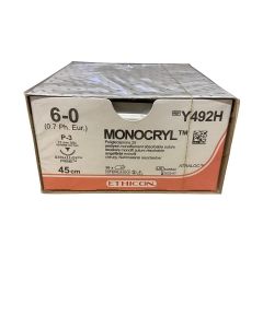 Ethicon Monocryl  P-3 ;13mm; Ongekleurd ;6-0; 45cm 36st