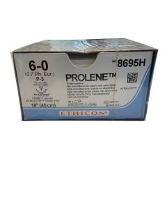 Ethicon Prolene P-3; 13mm; Multipass ; Blauw  6-0 ; 45cm; 36st