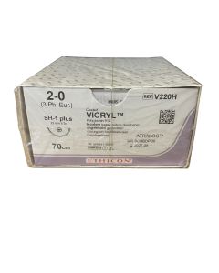 Ethicon Vicryl SH-1;22mm CR ; Ongekleurd ;2-0; 36st