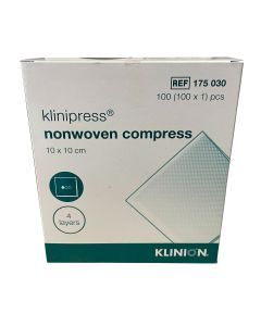 Klinion NW  kompres 10x10cm 4lgs STERIEL  100st