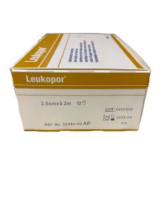 Leukopor 9.2 x 2.50cm 12st