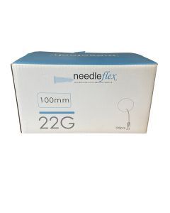 Needleflex,22G x100mm flexible cannula  blunt tip 20st