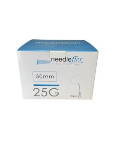 Needleflex,25G x50mm flexible cannula  blunt tip 20st