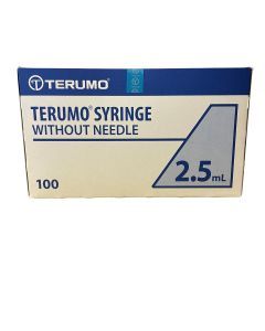 Terumo Syringe 2.5ml LuerLock 100st