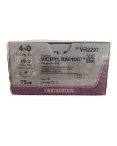 Ethicon Vicryl FS-2; 19mm;Ongekleurd ;4-0; 75cm 36st